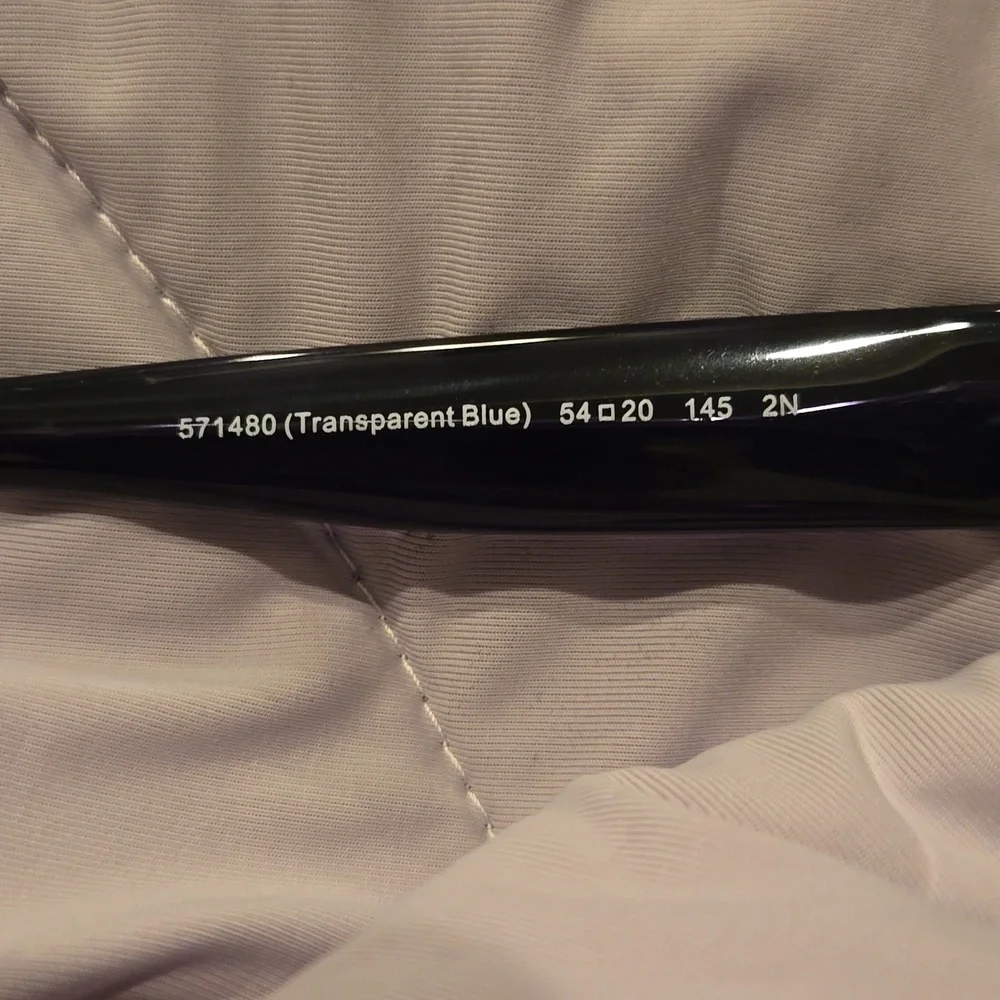 Coach Blue Transparent Sunglasses brand new in case - Picture 10 of 14